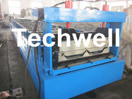 Hydraulic Cutting 5.5KW Secret Joint Roof Panel Roll Forming Machine With CE